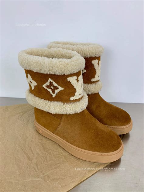 louis vuitton shearling boots|Louis Vuitton boots.